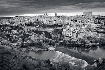 Toledo in Schwarz und Weiß