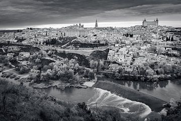 Tolède en noir et blanc