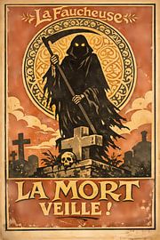 Der Mann mit der Sense von Linda de Klein