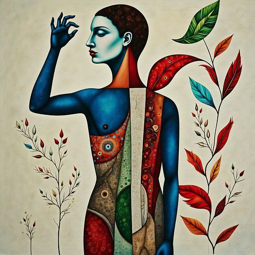 Ok gebaar in botanische gelukzaligheid