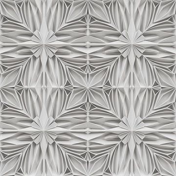 Panneau acoustique abstrait blanc sur maulana risyad