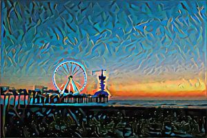 Quai de la Représentation moderne de Scheveningen