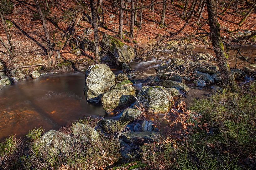 Mountain river La Hoëgne by Rob Boon