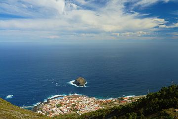 Uitzicht op Garachico op Tenerife van Nicole