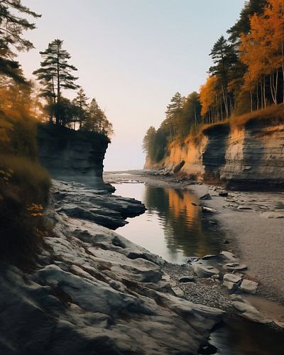 Autumn mood in dreamlike nature