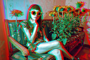 Flowerpower Fantasiebeeld van Egon Zitter