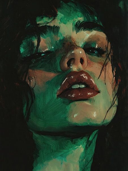 portrait de femme par Franka Poulain