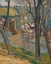 Emile Bernard - Landschap bij onweer (1905) van Peter Balan thumbnail
