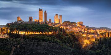San Gimignano, ville des tours en Toscane sur Voss Fine Art Fotografie
