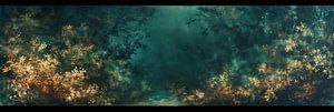 Panorama einer Wasserlandschaft