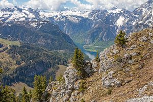 Alpenpanorama mit Blick auf den Königssee