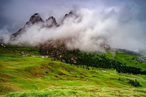 Sella in den Wolken