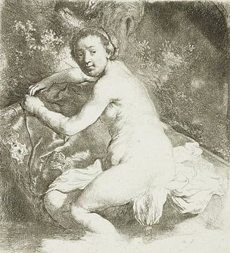 Rembrandt van Rijn, Diane au bain, vers 1631
