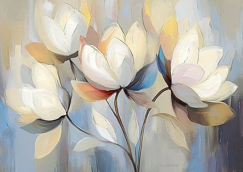 Gelassener Blumentanz