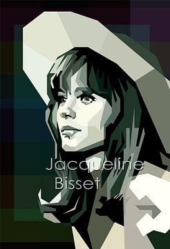 Jacqueline Bisset Star Films Pop Art Poster van Artkreator