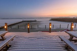 Winterterrasse am Zuidlaardermeer