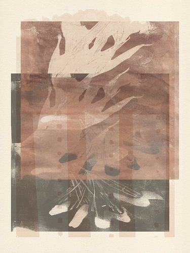 Organische vormen in neutraal warm bruin en taupe