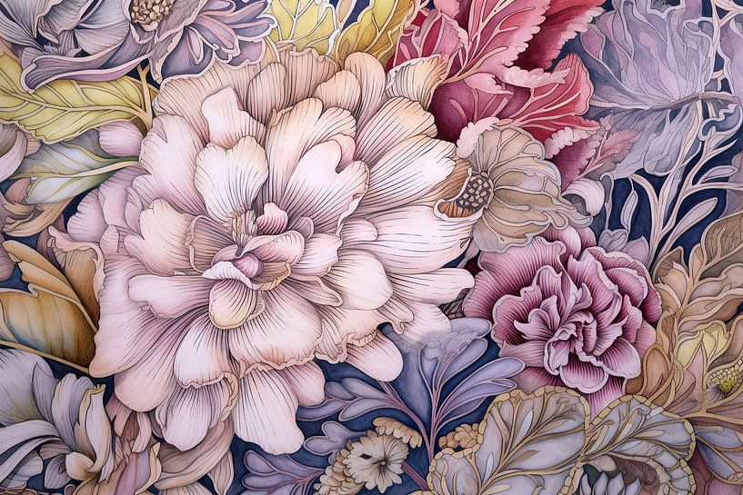 Painting Gentle Rhythms | Calmness by ARTEO Paintings