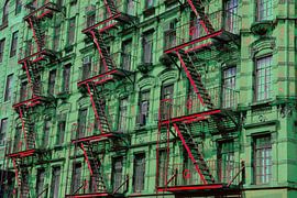 Fire escapes for New York skyscrapers by Wout Kok