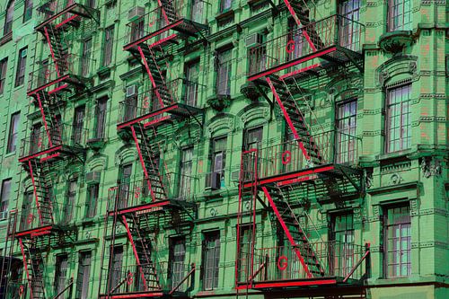 Fire escapes for New York skyscrapers