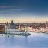 Besonders breites Panorama von der Stadt Venedig in Italien. von Voss Fine Art Fotografie