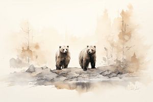 Bear | Bear by ARTEO Paintings