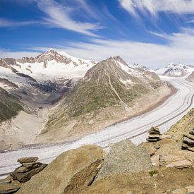 Aletsch Gletsjer, Zwitserland van André Hamerpagt