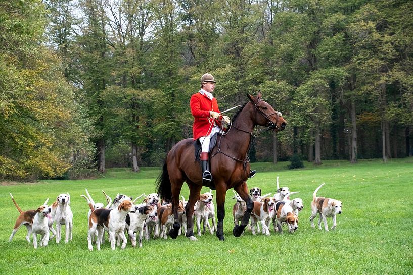 Hunting scene by Wilna Thomas
