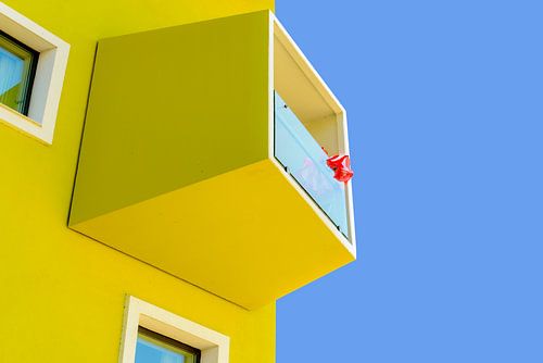 Zomers lichtgroen balkon