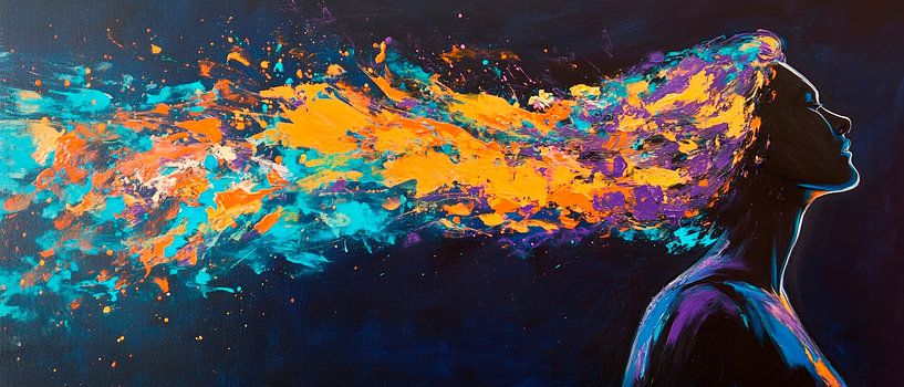 Expression créative en couleurs vives par Poster Art Shop