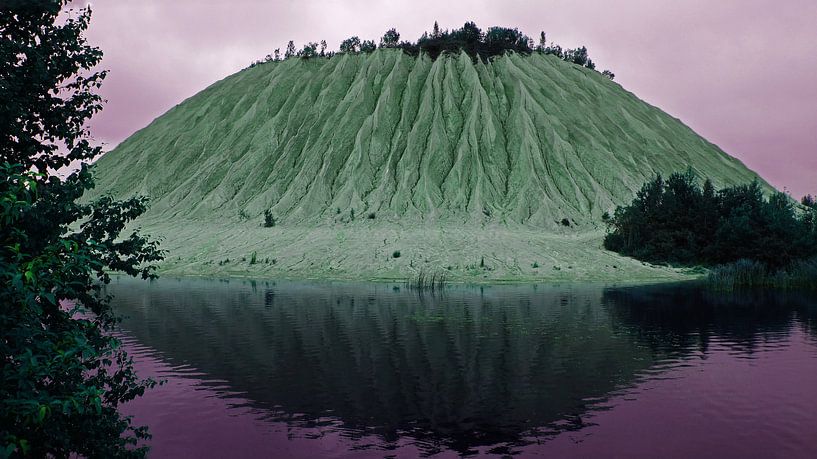 Buitenaardse berg van kalksteen in Estland van Aagje de Jong