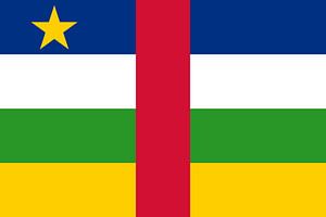 Flagge der Zentralafrikanische Republik