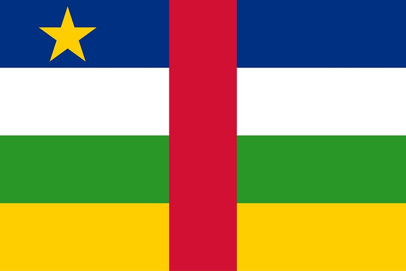 Official Flag of the Central African Republic by de-nue-pic