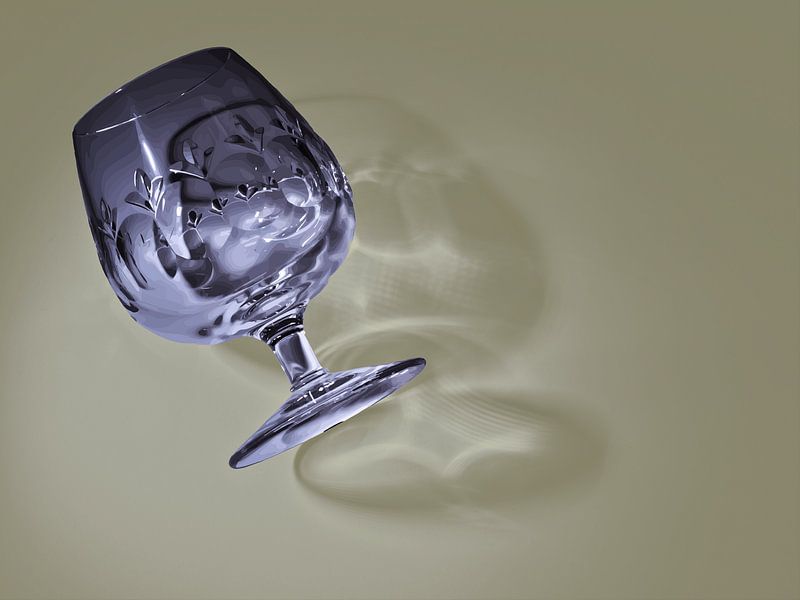 216. Verre à cognac en cristal par Domstad Rudie