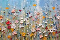 Champs de fleurs | Dispersés par les couleurs du ciel | Art des champs de fleurs
