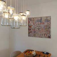 Klantfoto: Decor (uit: La Gamme d'Amour), James Ensor, op canvas