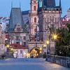 Prag - Karlsbrücke und Kleinseitner Brückenturm von t.ART