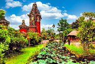 Hindu Tempel Taman Ayun mit Vegetation auf Bali Indonesien von Dieter Walther Miniaturansicht