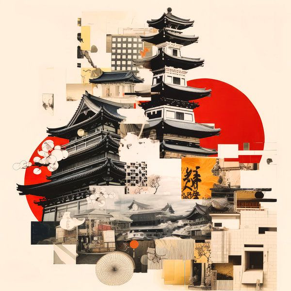edo castle by Virgil Quinn - Decorative Arts