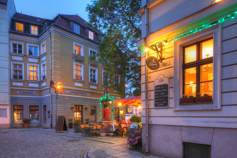 Nikolaiviertel bei Abenddämmerung, Berlin von Torsten Krüger