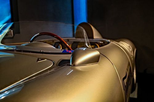 Classic car in silver