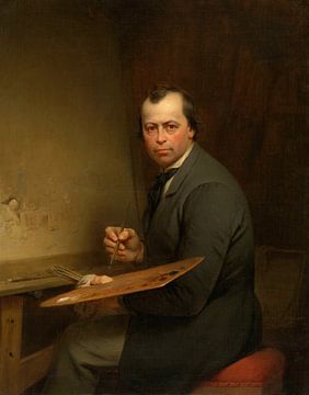 Zelfportret, Ferdinand de Braekeleer