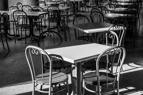 Terras in een galerij 