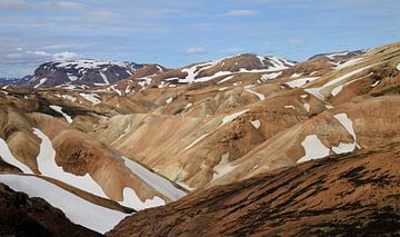 Berglandschap in IJsland van Lensw0rld