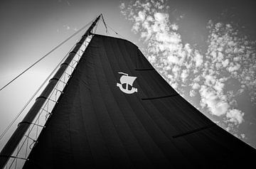 Sailing sign skûtsje Striidber by Gerrit Harmen