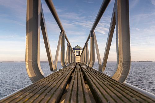 Leuchtturm Oostmahorn Pegel