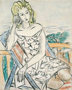Max Beckmann - Portret van een jong meisje (vóór 1939)