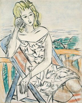 Max Beckmann - Portrait of a young girl (before 1939) by Peter Balan
