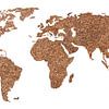 World map of Coffee beans | Collage by WorldMapShop