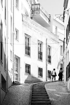 Prachtig steegje in Lagos, Portugal